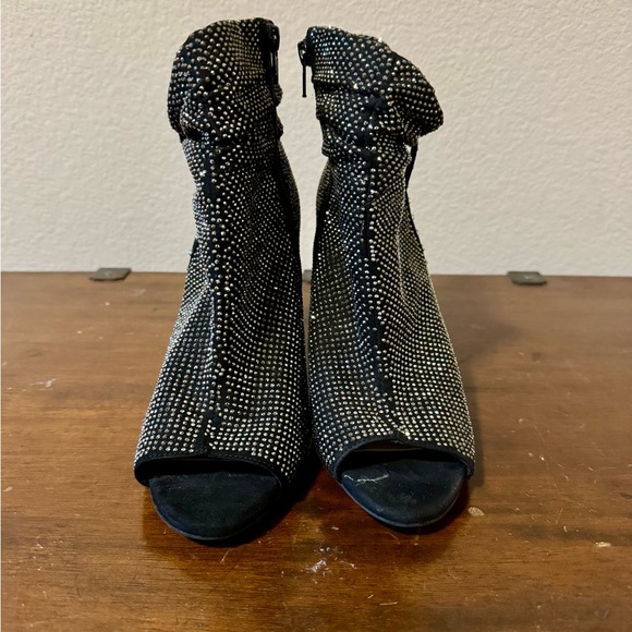 Gianni Bini Peep Toe Heeled Boot - Picture 5 of 7